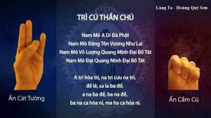 Trì Cú Thần Chú tiêu trừ sợ hãi và hiểm nguy